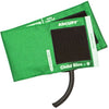 Adcuff Cuff w/ 1-Tube Inflation Bladder. Child w/ Bayonet Connector. Green
