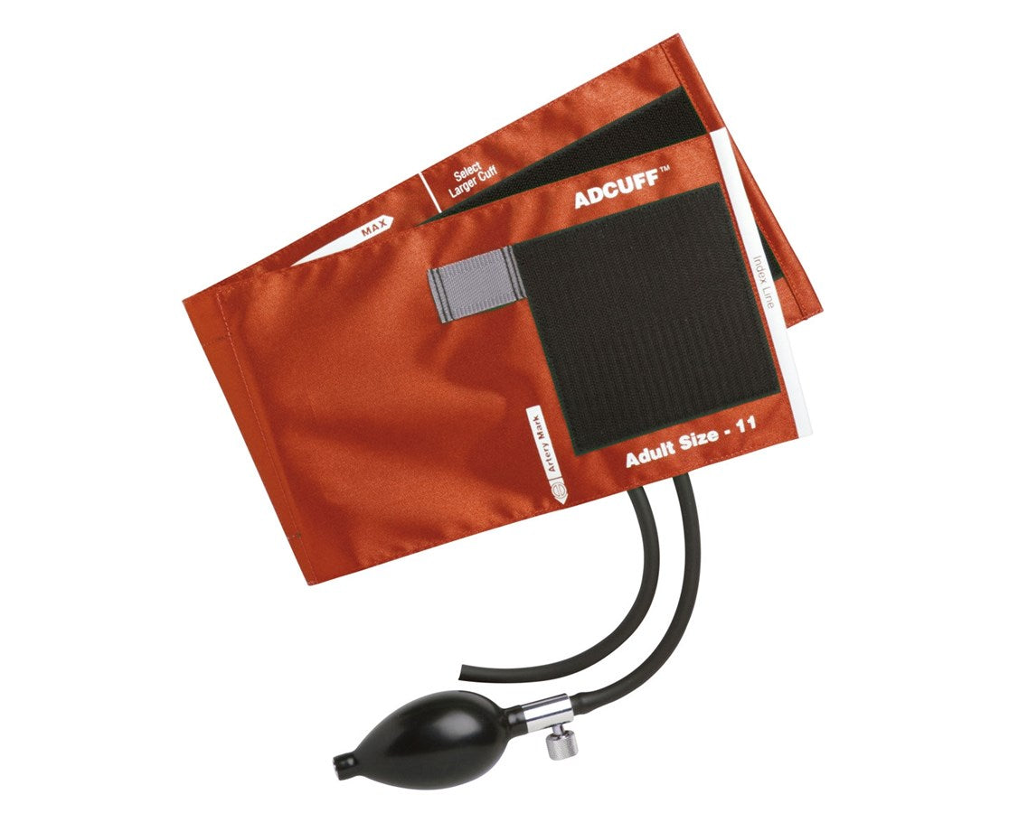 Adcuff Cuff & Complete Inflation System Adult. Orange — Tiger Medical