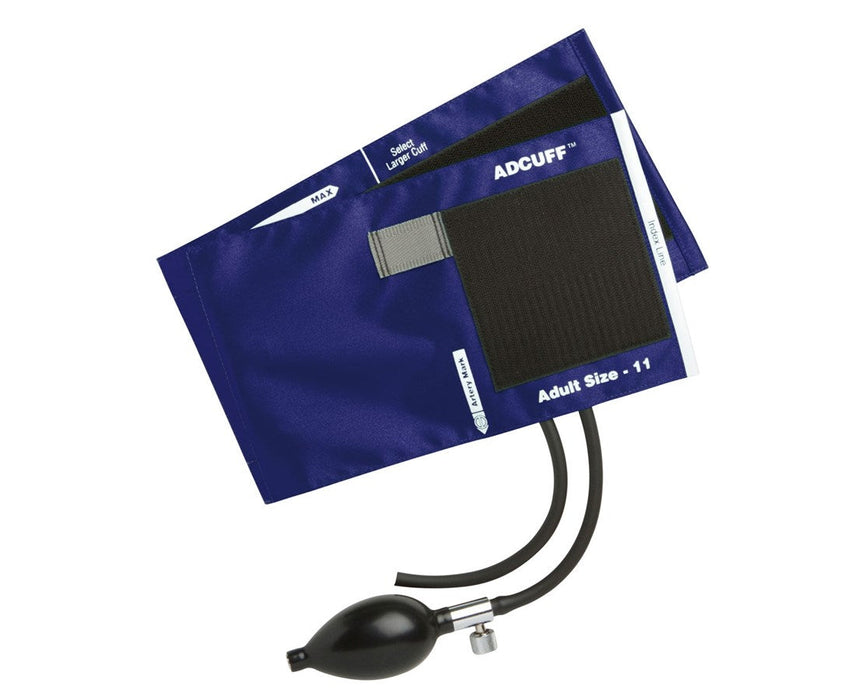 Inflatable Cuff System Adcuff Cuff & Complete Inflation System Adult. Royal Blue — Tiger Medical