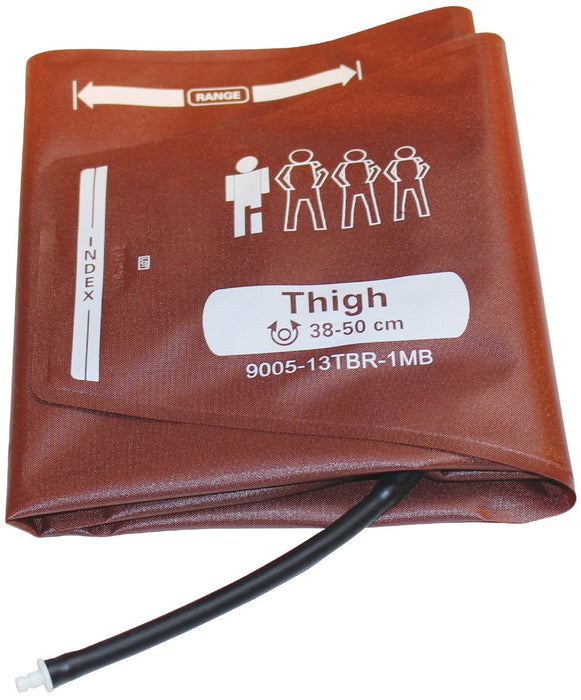 Blood Pressure Cuff for ADView 2 Monitor Thigh. Brown