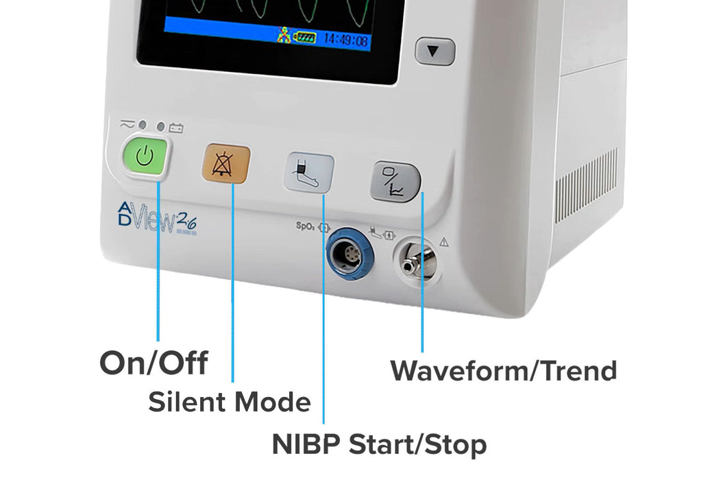 Adview 2.6 Diagnostic Spot Vital Signs Monitor