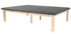 Rehab Therapy Mat Table w/ Flat Top & Antimicrobial Upholstery