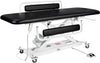 XRO Power Hi-Lo Exam Table, Open Base w/ Flat Top, Casters, Handrail, Face-Cutout & Antimicrobial Upholstery, ADA Compliant. Changing Table