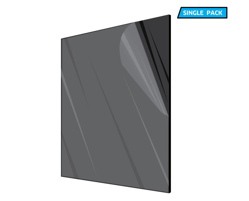 Acrylic Plexiglass Sheet 1/8 Inches Thick 12" x 12" Black Single Pack