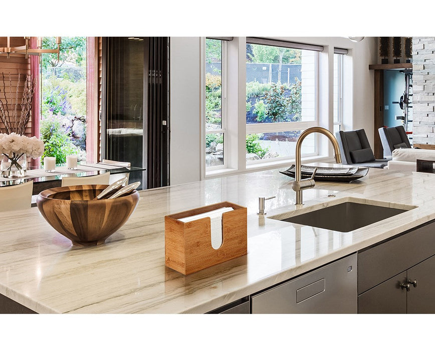 Bamboo Paper Towel Dispenser