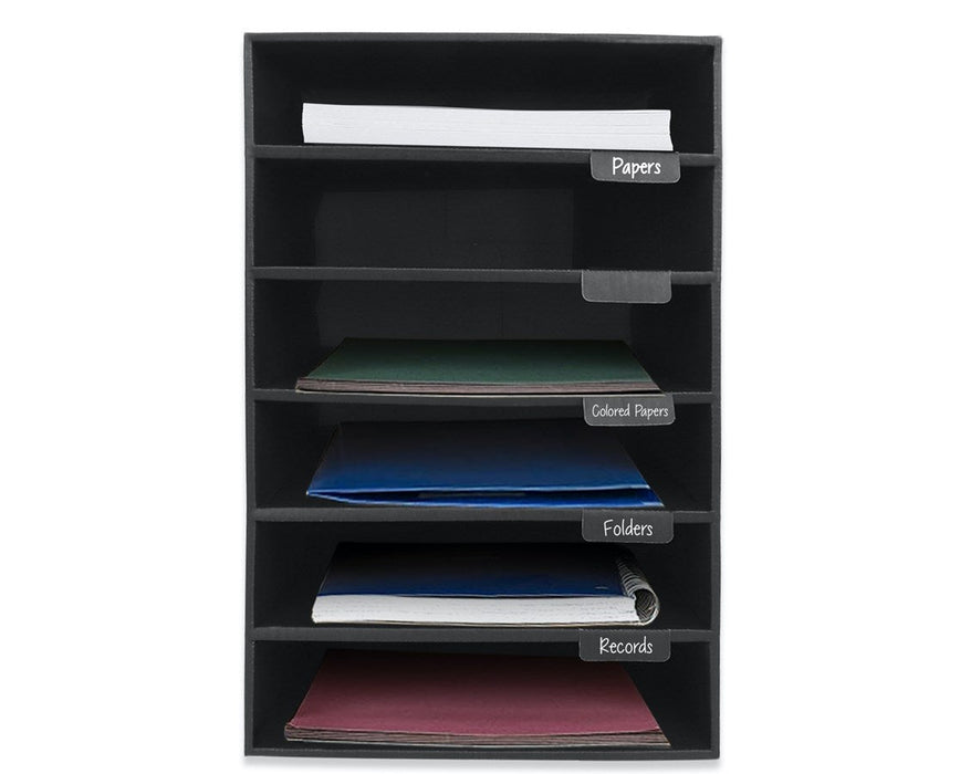 Cardboard 6-Shelf Organizer
