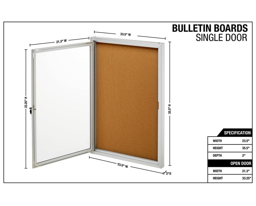 Enclosed Bulletin Board