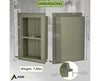 Recessed Wall Cabinet Green
