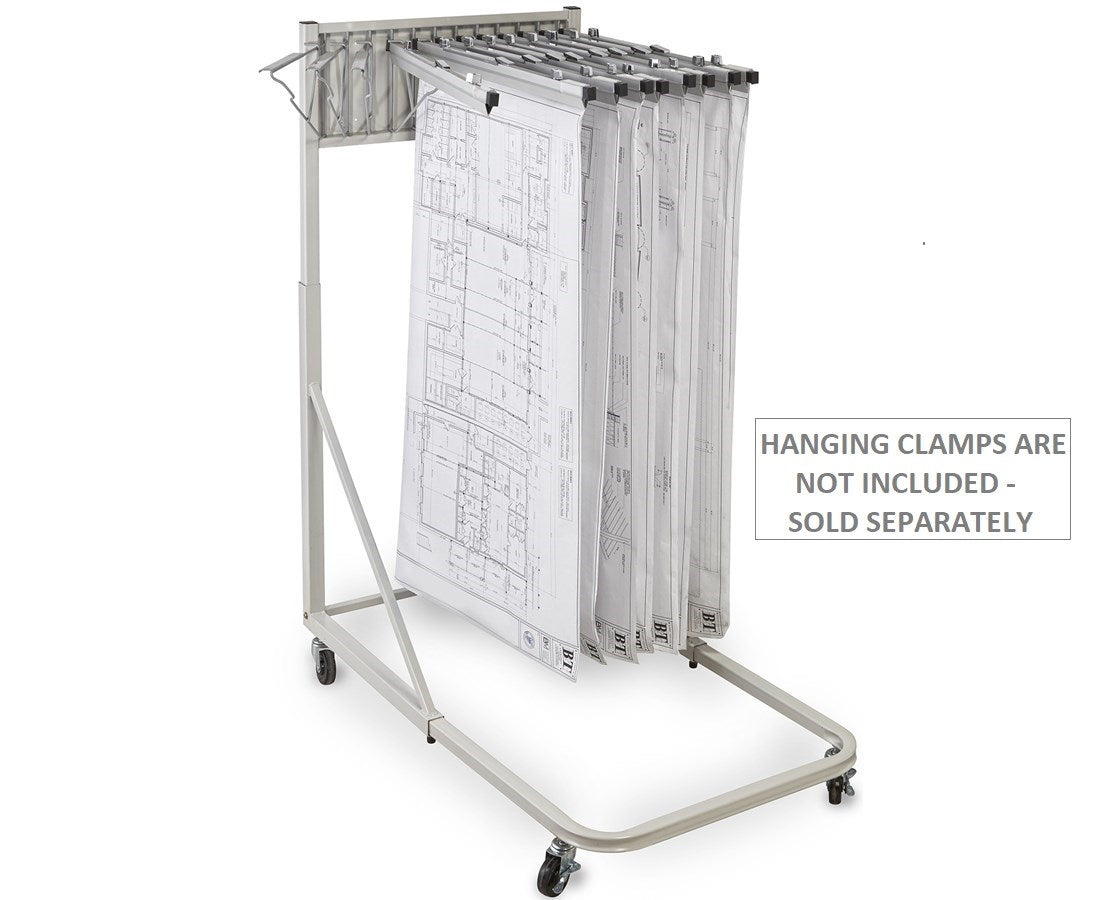 AdirOffice Blueprint Vertical File Rolling Stand. Save at Tigermedical ...