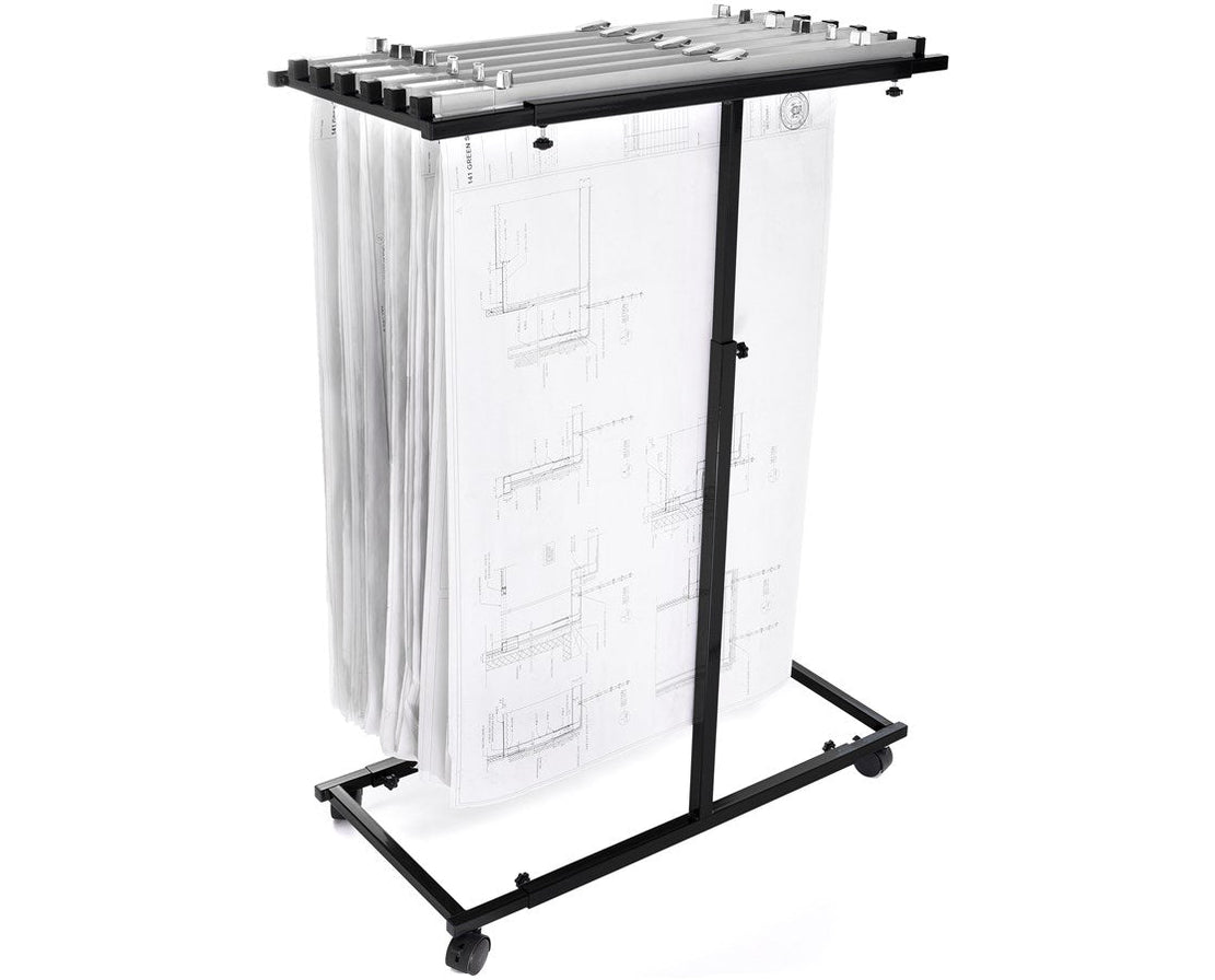 Site Plan Rack AdirOffice Blueprint Mobile Plan Center Rack. Save at Tigermedical ...