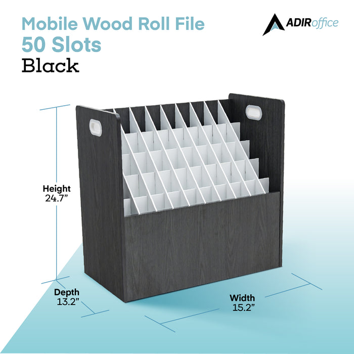 Blueprint Storage Mobile Wood Roll File