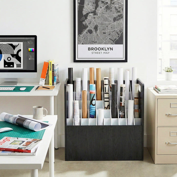 Blueprint Storage Mobile Wood Roll File