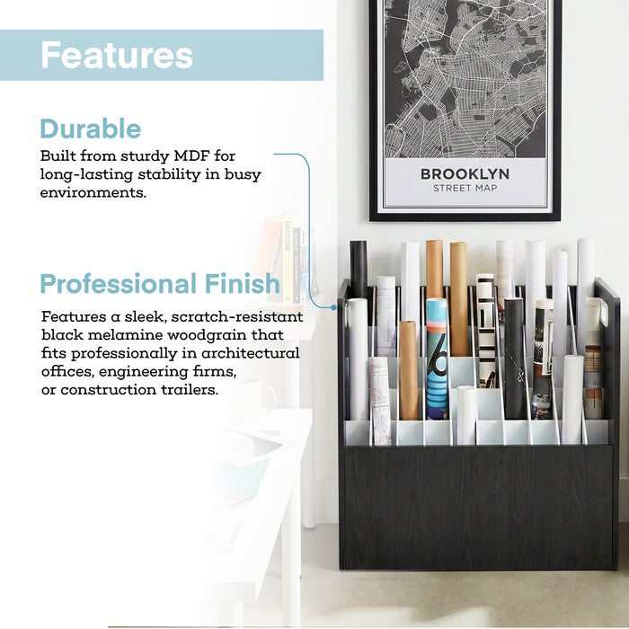Blueprint Storage Mobile Wood Roll File