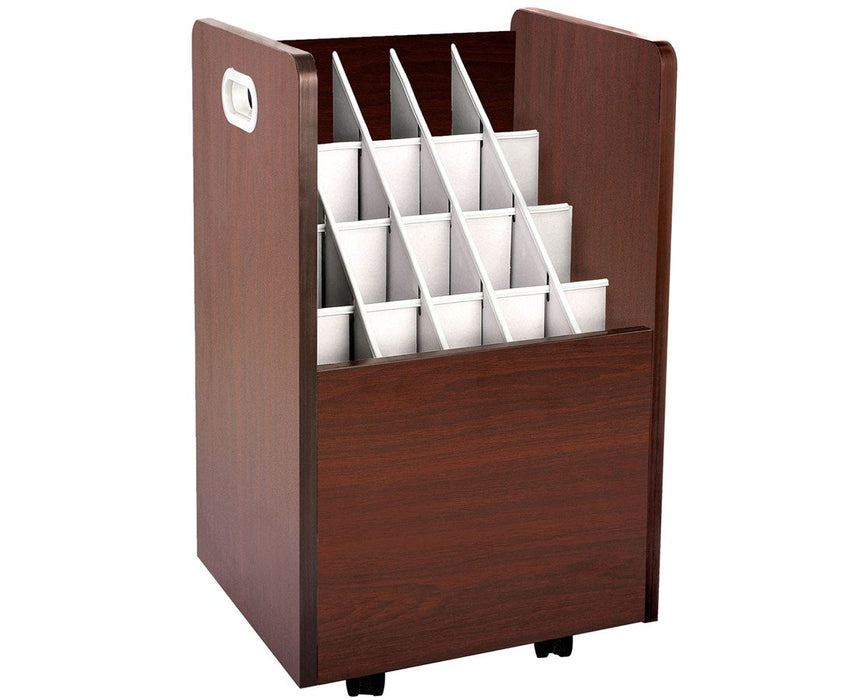 Mobile Wood Roll File 20 Slots