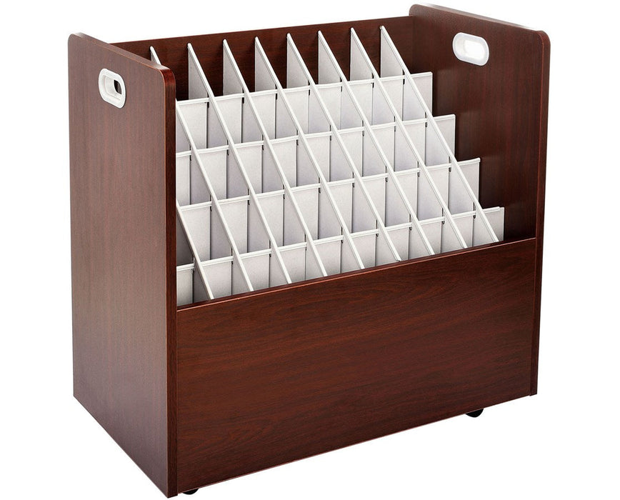 Mobile Wood Roll File 50 Slots