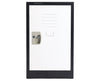 24'' Locker for Kids. Black Body w/ White Doors