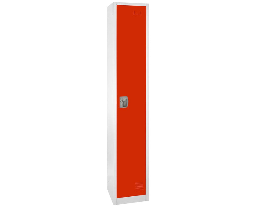 Large Single Door Locker. Red