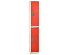 Large 2 Door Locker. Red