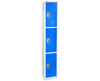 Large 3 Door Locker. Blue