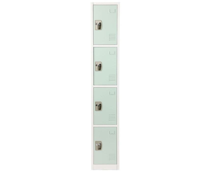 Large 4 Door Locker. Misty Green
