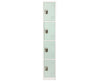 Large 4 Door Locker. Misty Green