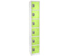 Large Green Locker w/ 6 doors 6 hooks