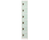 Large 6 Door Locker. Misty Green