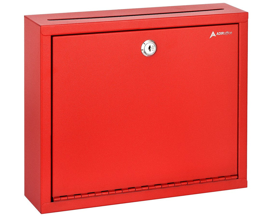 Steel Drop Box Red