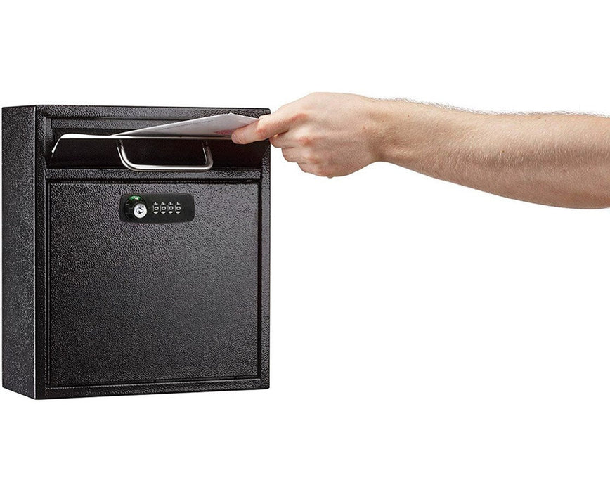 Ultimate Wall Mount Drop Box w/ Key & Combination Lock