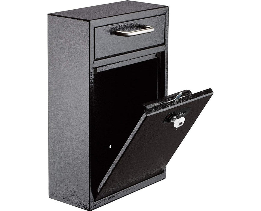 Ultimate Wall Mount Drop Box w/ Key & Combination Lock