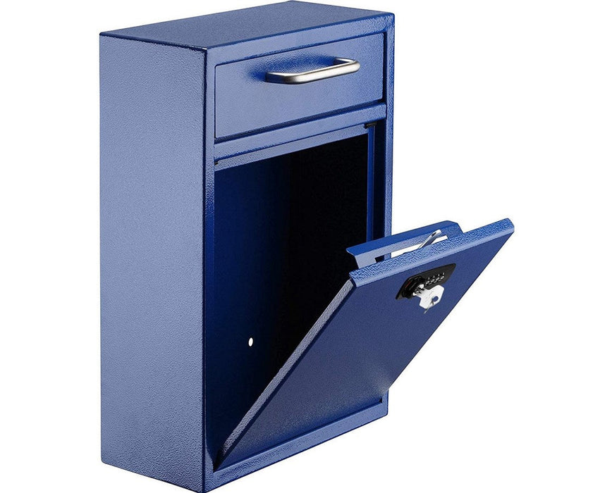Ultimate Wall Mount Drop Box w/ Key & Combination Lock