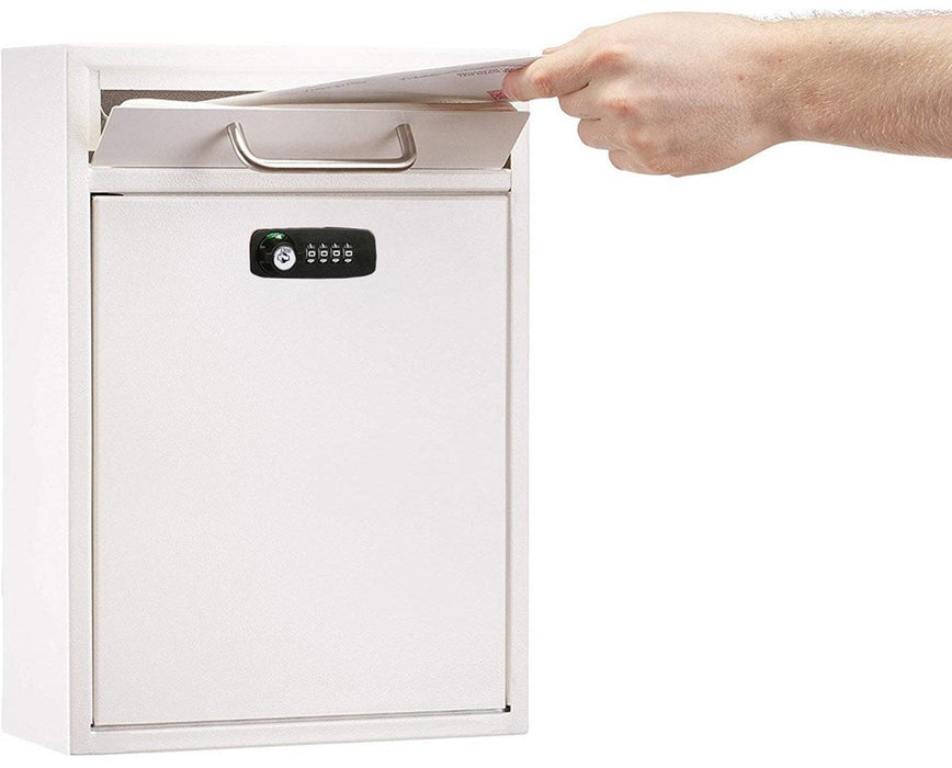 Ultimate Wall Mount Drop Box w/ Key & Combination Lock