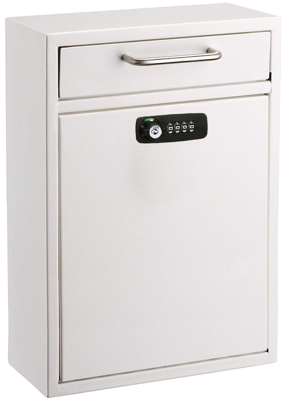 AdirOffice Ultimate Drop Box Wall Mounted Mail Box with Key and ...