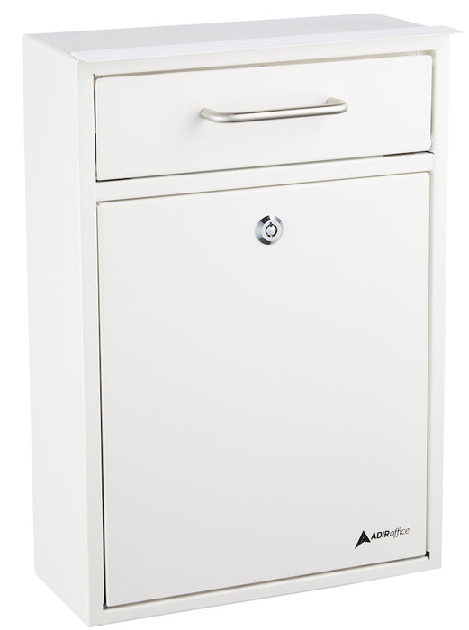 Ultimate Drop Box Wall Mounted Mail Box White Large
