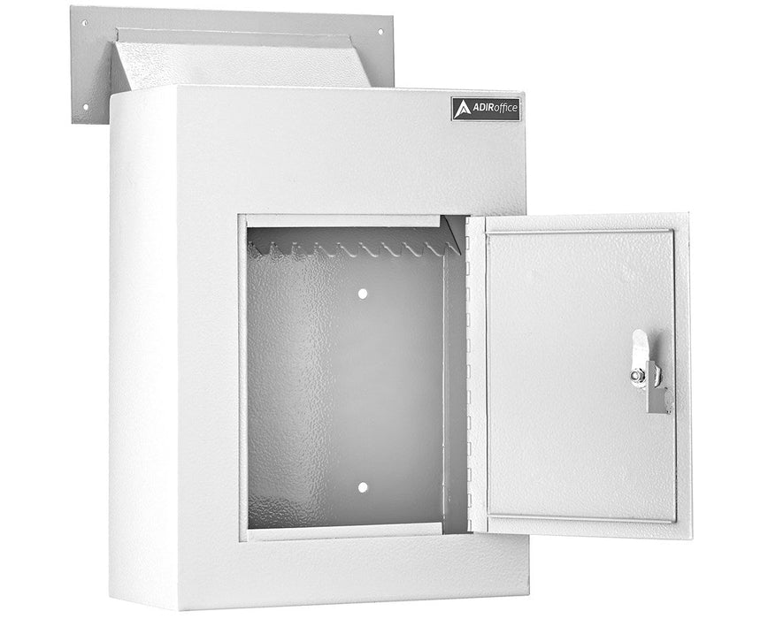 Through-the-Wall Drop Box w/ Adjustable Chute