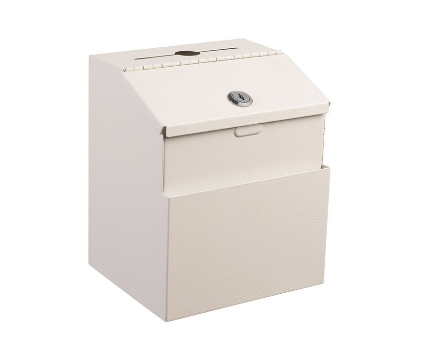 Steel Suggestion Box White