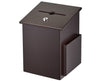 Squared Wood Suggestion Box - Mahogany