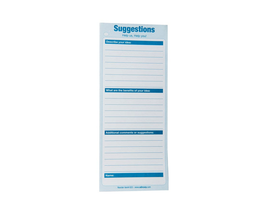 Suggestion Box Cards