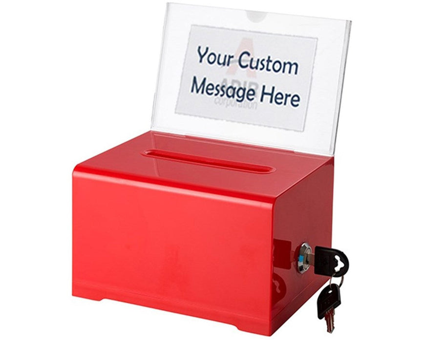 Acrylic Donation & Ballot Box