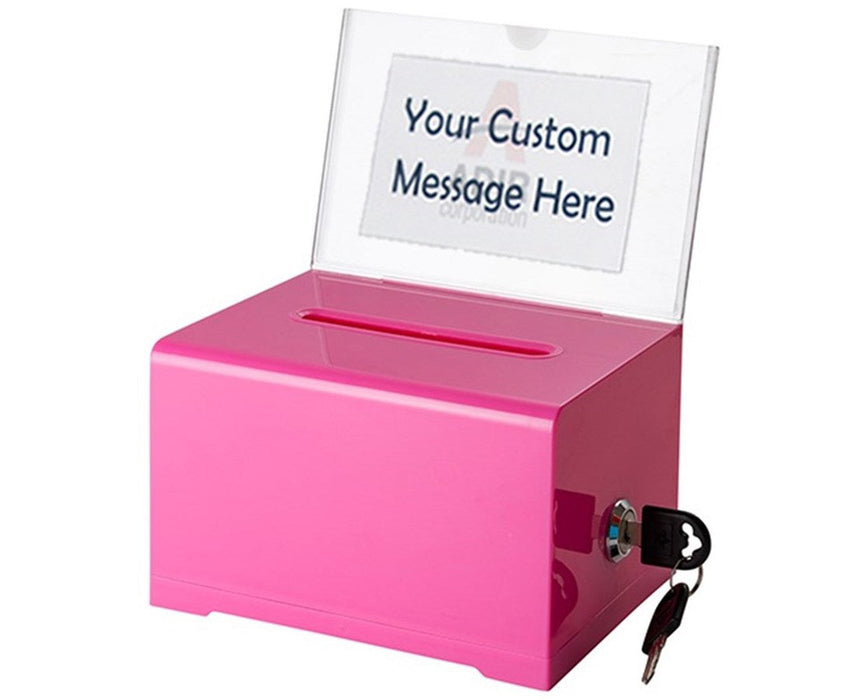 Acrylic Donation & Ballot Box