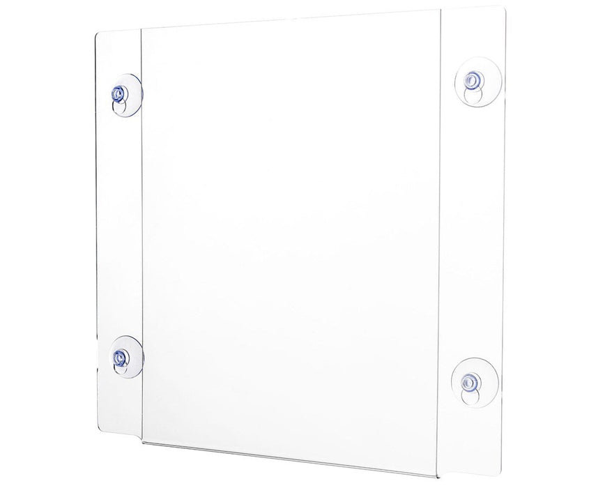 Acrylic Window Sign Holder with Suction Cups