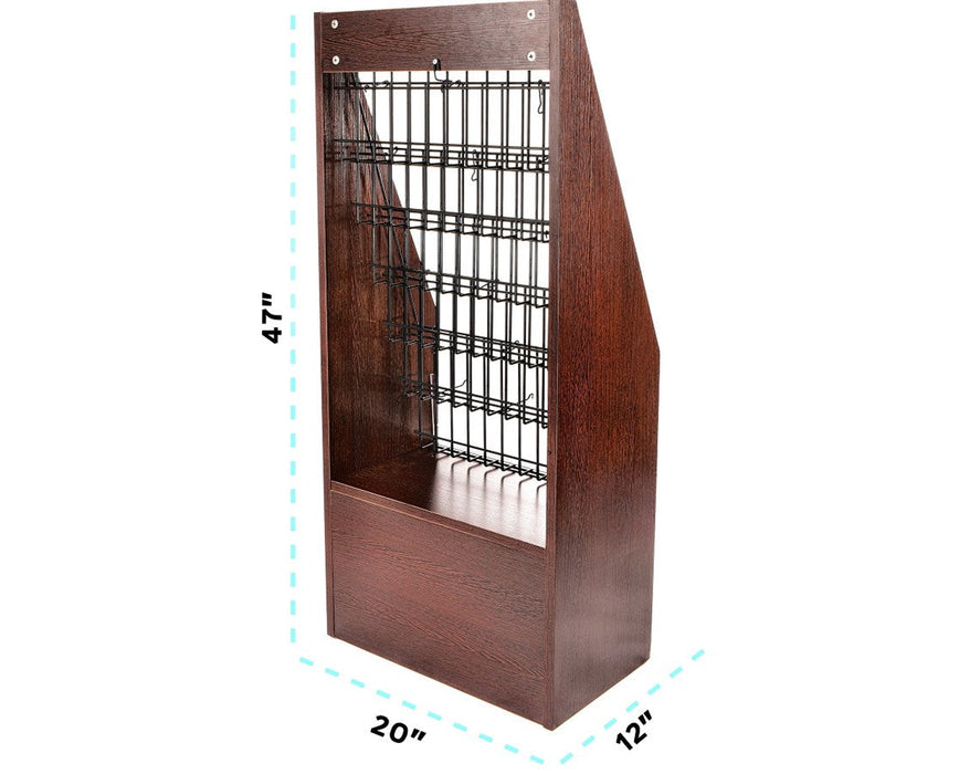 Wooden Magazine Rack & Brochure Holder