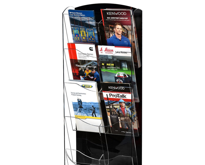 Hanging Magazine Rack with Adjustable Sliding Pockets