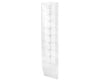 Hanging Magazine Rack with Clear Acrylic Adjustable Pockets 51 x 10