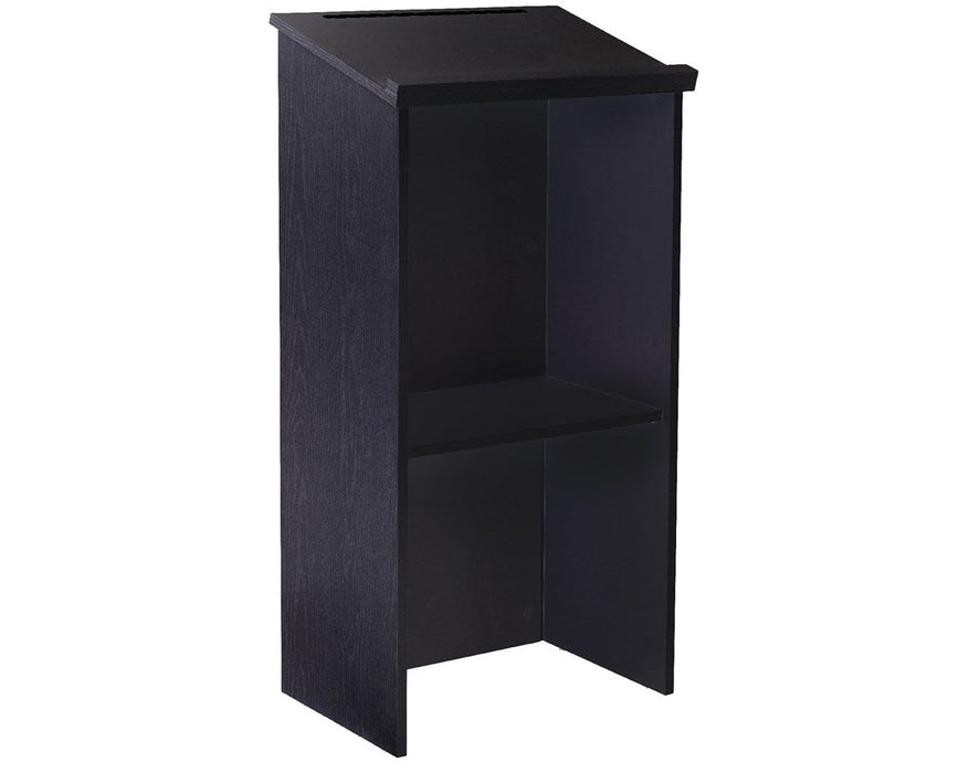 Stand up, Floor-standing Podium, Lectern with Adjustable Shelf and Pen/Pencil Tray