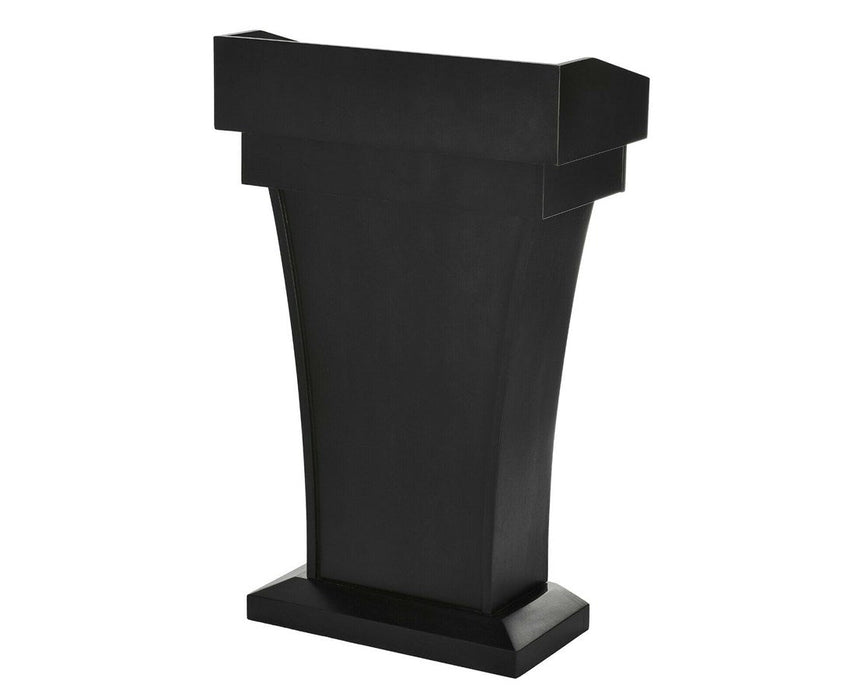 Wood Speaking Lectern, Drawer and Storage Area