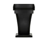 Wood Speaking Lectern, Drawer and Storage Area (BLACK)