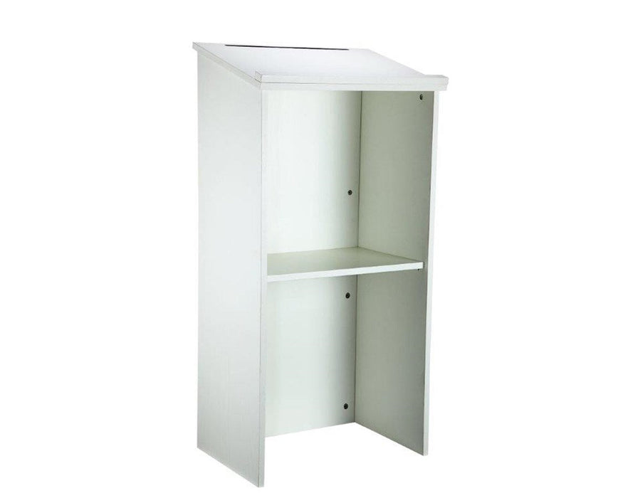 Stand up, Floor-standing Podium, Lectern with Adjustable Shelf and Pen/Pencil Tray