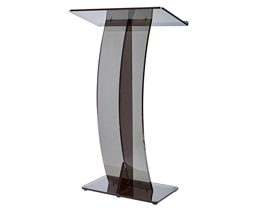 Black Slanted Speakers Podium