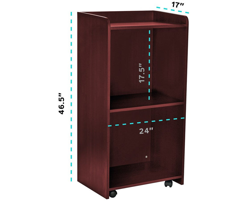 Hostess Stand with Wheels